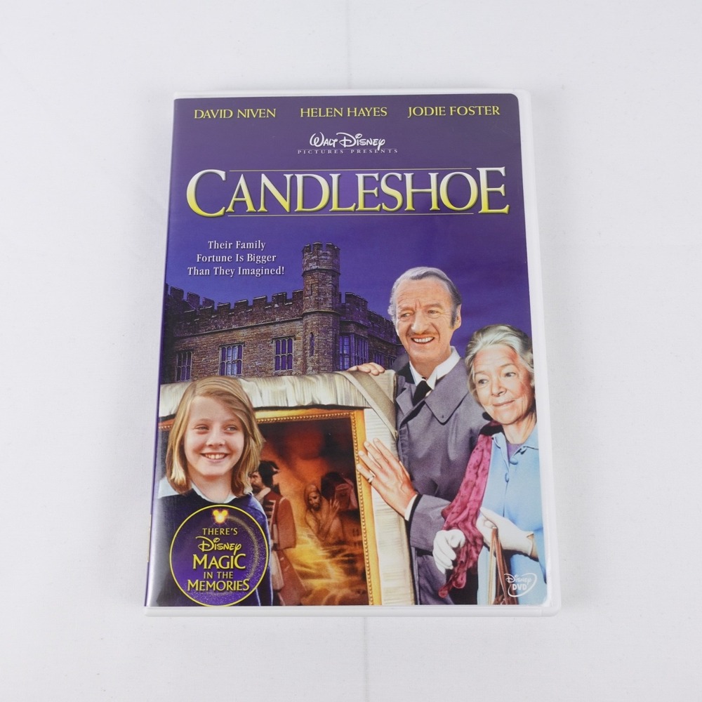 Walt Disney Presents Candleshoe (DVD, 1977/2004) With Insert OOP Jodie Foster